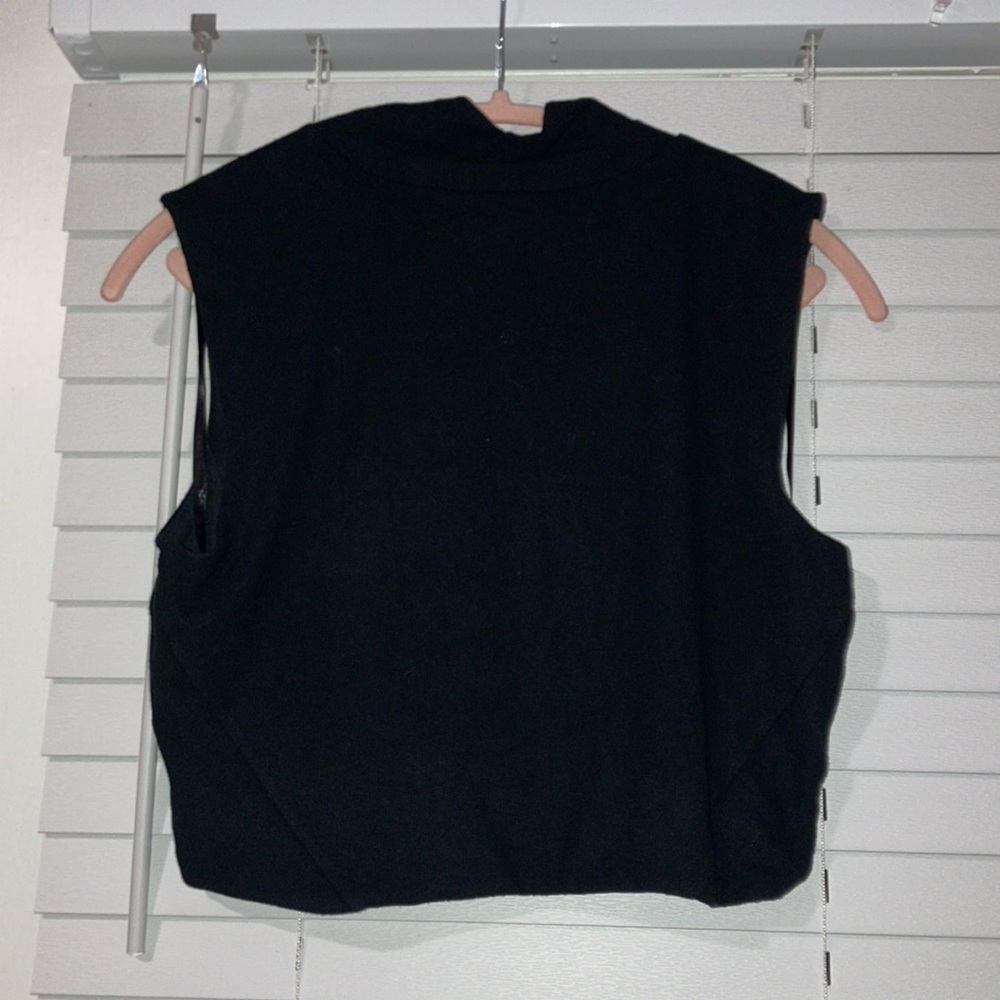 Black High Neck Shirt - Picture 3 of 3
